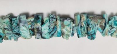 copper chrysocolla shard